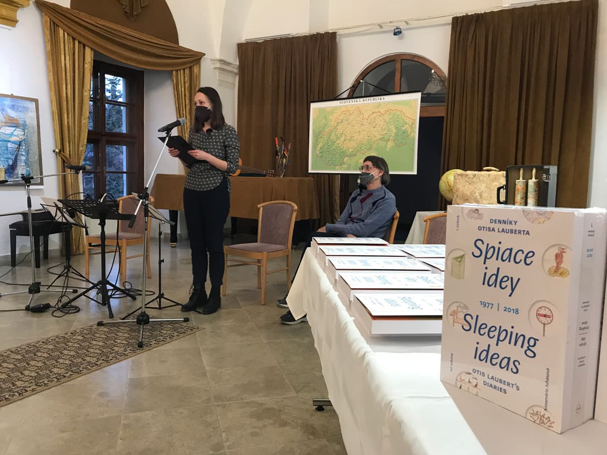 Uvedenie knihy Spiace idey, Denníky Otisa Lauberta, I. zväzok, 2019